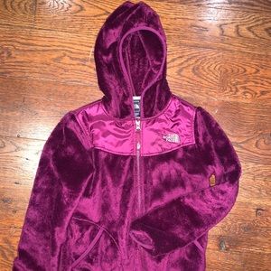 North Face girls fleece jacket